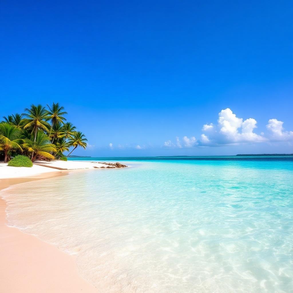Turquoise Caribbean water and white sand on the Yucatán, Mexico — cheap beach houses in Mexico. Images and Photos created by www.cheap-beach-house.com
