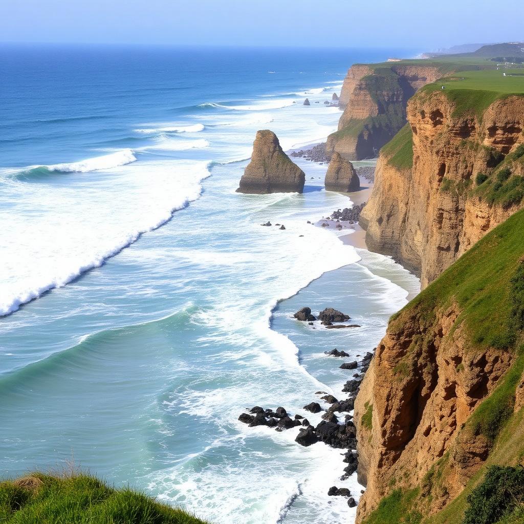 Surfers on the northern Atlantic coast of Spain — cheap beach houses in Spain. Images and Photos created by www.cheap-beach-house.com