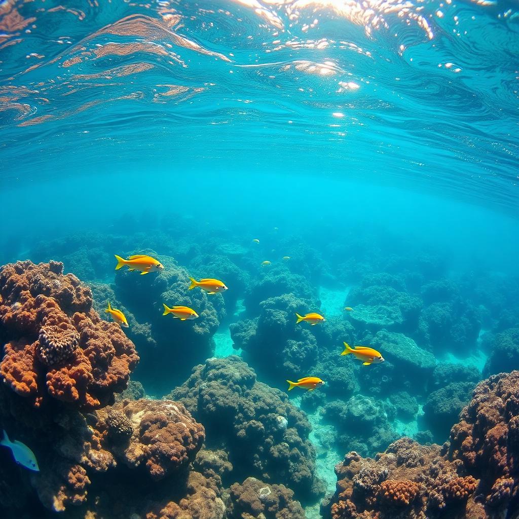 Coral reef snorkelling in the Gili Islands, Indonesia — cheap beach houses in Indonesia. Images and Photos created by www.cheap-beach-house.com