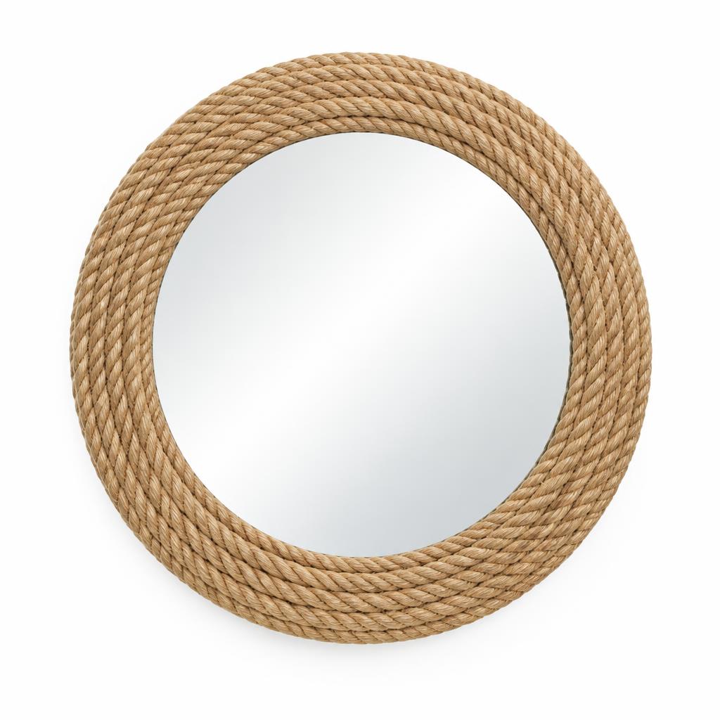 Rope Wall Mirror — illustrative product photo, not an exact listing. Images and Photos created by www.cheap-beach-house.com