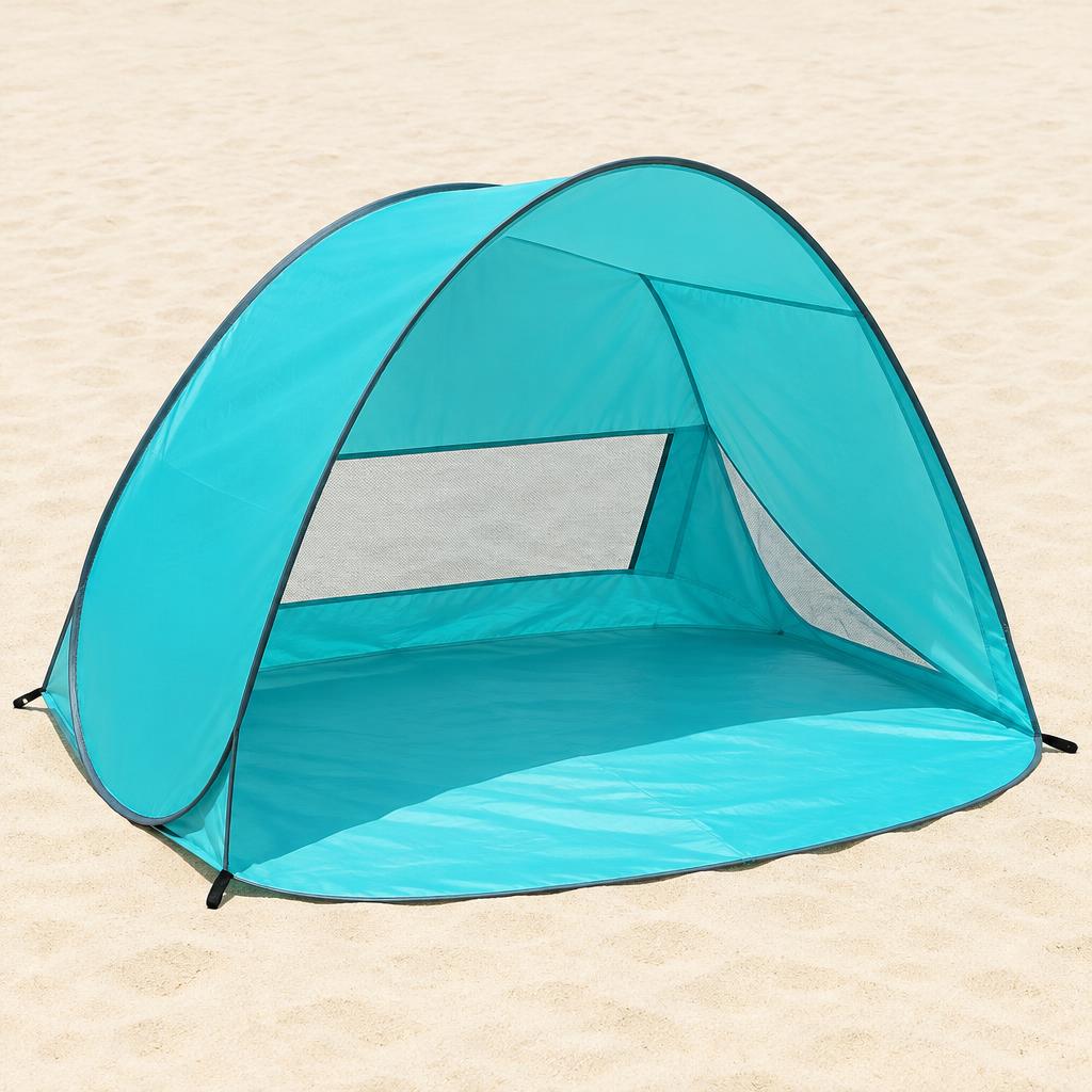 Pop-Up Beach Tent — illustrative product photo, not an exact listing. Images and Photos created by www.cheap-beach-house.com