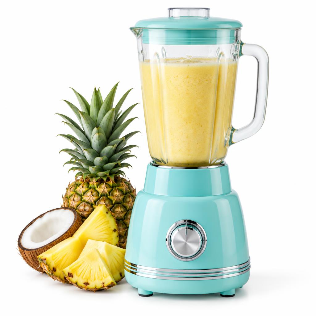 Tropical Smoothie Blender — illustrative product photo, not an exact listing. Images and Photos created by www.cheap-beach-house.com