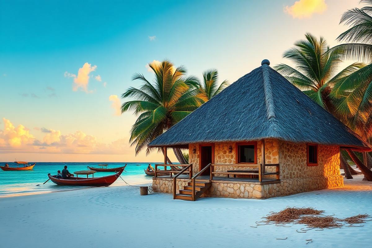 Zanzibar coconut house, Jambiani