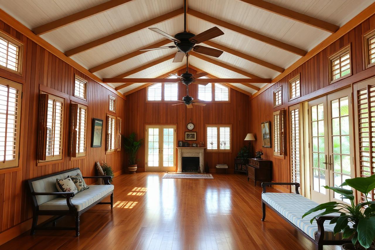 Bowen Queenslander near Horseshoe Bay — cheap beach house for sale in Bowen, Australia, gallery view 3 showing beachfront, interiors or neighbourhood. Images and Photos created by www.cheap-beach-house.com