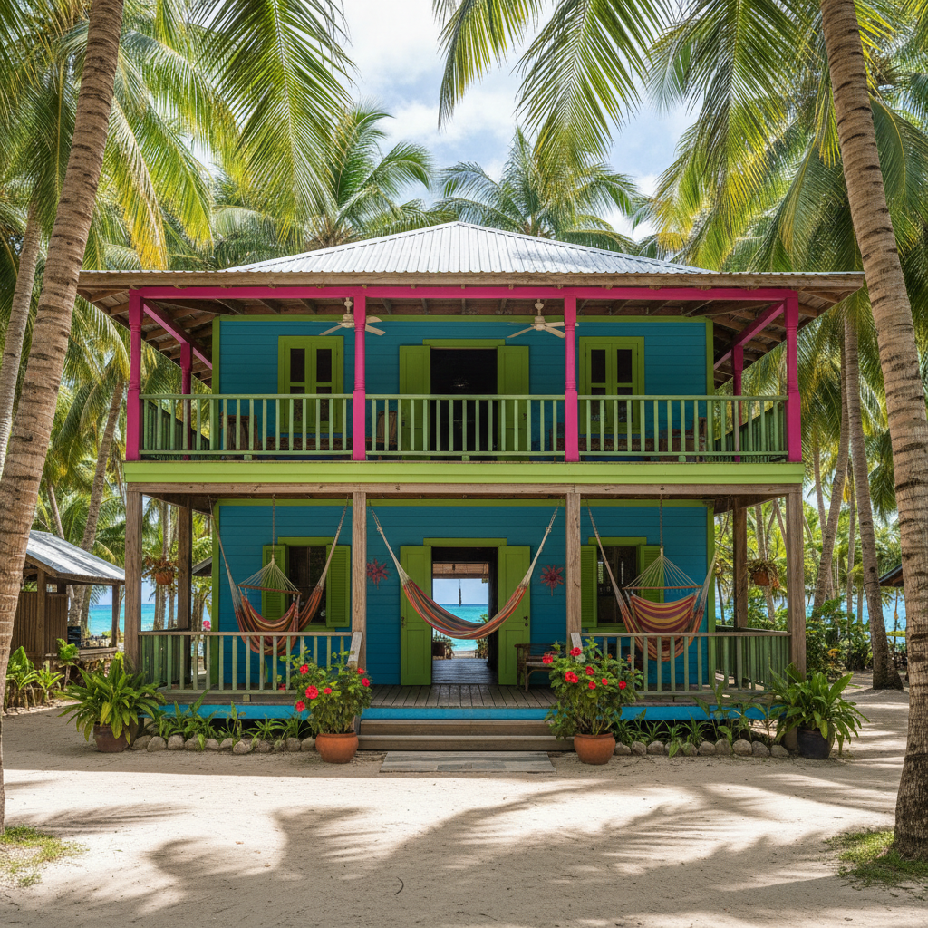 Bahia coconut-grove house — cheap beach house for sale in Barra Grande, Brazil, gallery view 2 showing beachfront, interiors or neighbourhood. Images and Photos created by www.cheap-beach-house.com