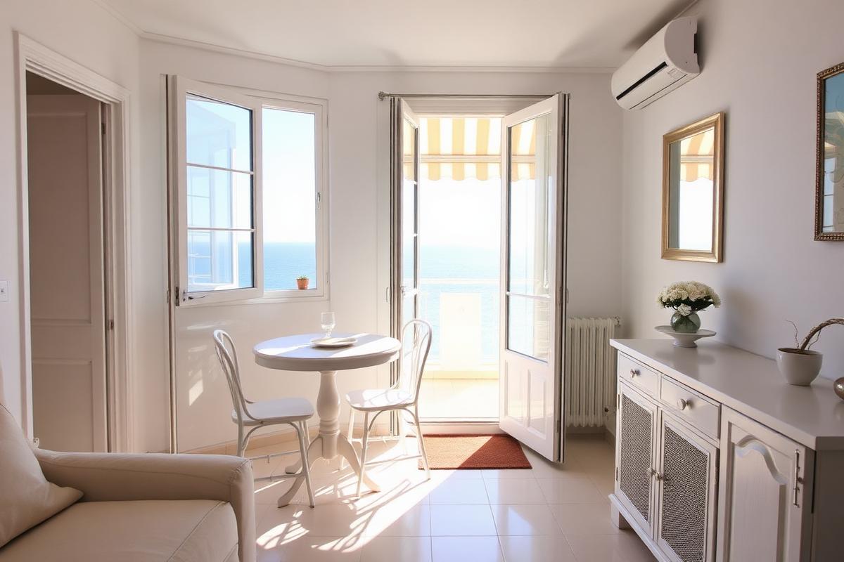 Vilanova i la Geltrú flat, Barcelona coast — cheap beach house for sale in Vilanova i la Geltrú, Spain, gallery view 2 showing beachfront, interiors or neighbourhood. Images and Photos created by www.cheap-beach-house.com