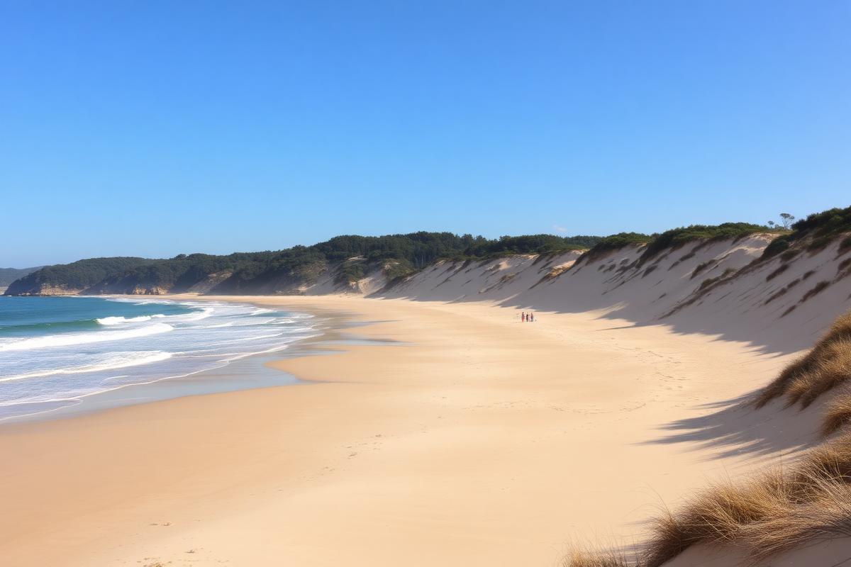 Mimizan pine-forest villa, Landes — cheap beach house for sale in Mimizan, France, gallery view 1 showing beachfront, interiors or neighbourhood. Images and Photos created by www.cheap-beach-house.com