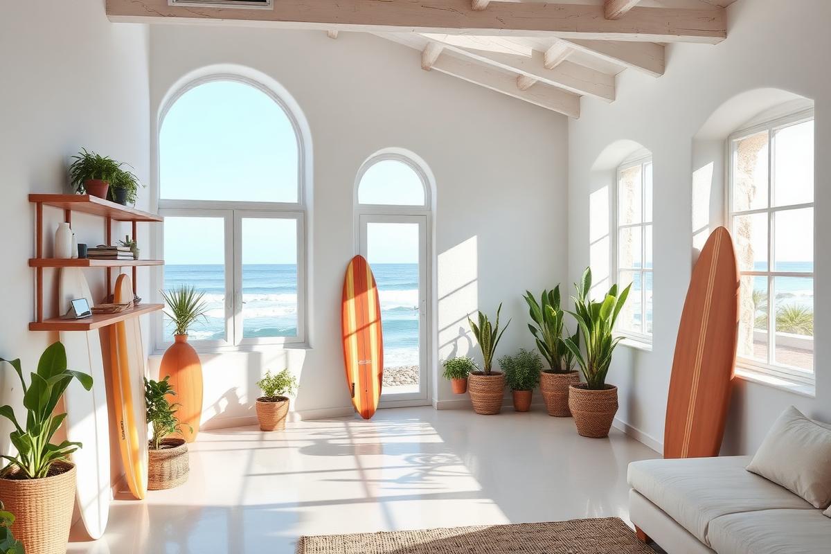 Tamraght garden villa — cheap beach house for sale in Tamraght, Morocco, gallery view 1 showing beachfront, interiors or neighbourhood. Images and Photos created by www.cheap-beach-house.com