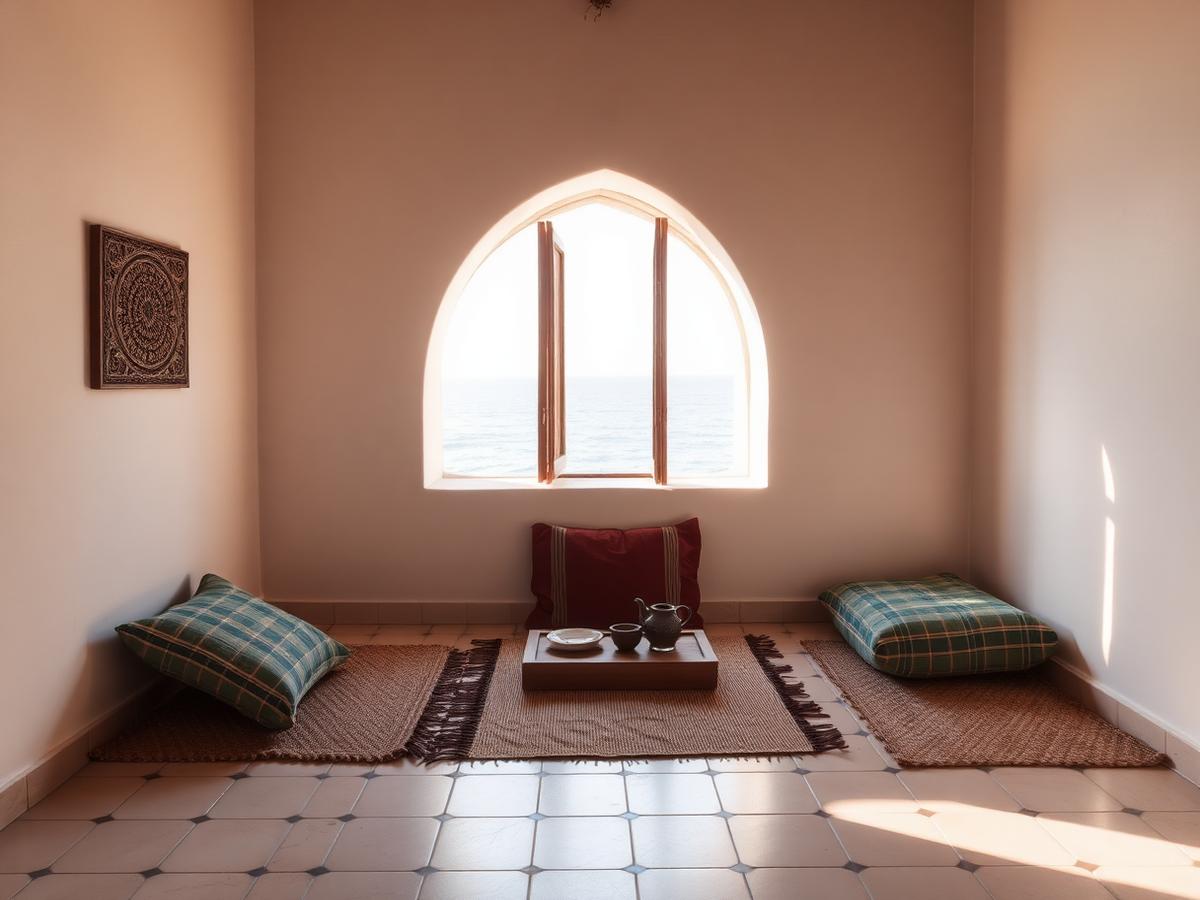 Nouadhibou fisherman's beach house — cheap beach house for sale in Nouadhibou, Mauritania, gallery view 3 showing beachfront, interiors or neighbourhood. Images and Photos created by www.cheap-beach-house.com