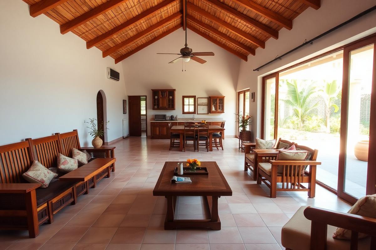 Barra de Navidad lagoon house — cheap beach house for sale in Barra de Navidad, Mexico, gallery view 1 showing beachfront, interiors or neighbourhood. Images and Photos created by www.cheap-beach-house.com