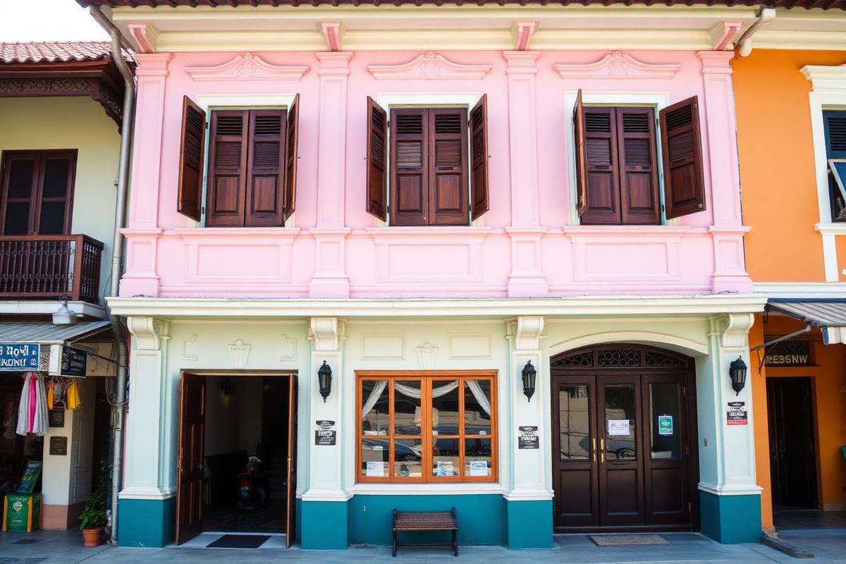 Songkhla old-town shophouse — beach house under $100K USD in Songkhla, Thailand. Images and Photos created by www.cheap-beach-house.com