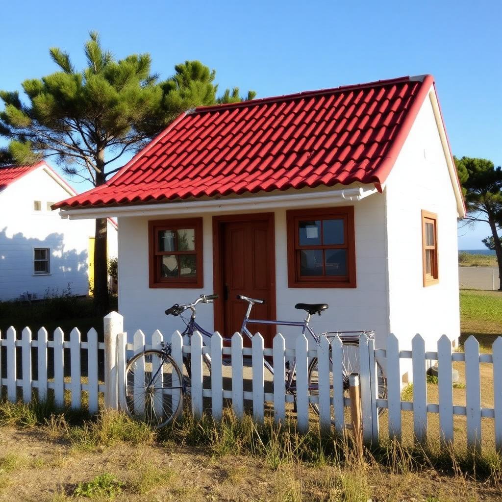La Paloma lighthouse-lane cabin — cheap beach house for sale in La Paloma, Uruguay listed at $95,000. Images and Photos created by www.cheap-beach-house.com