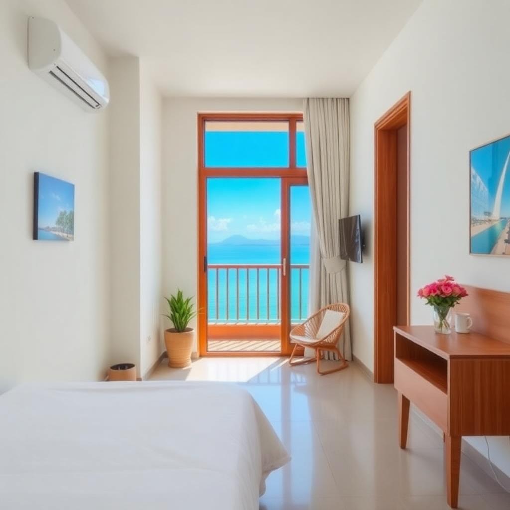 Nha Trang beachside studio apartment — beach house under $100K USD in Nha Trang, Vietnam. Images and Photos created by www.cheap-beach-house.com