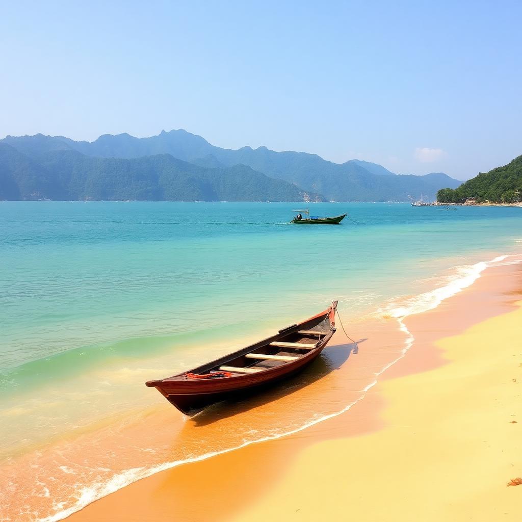 Lang Co beach cottage below the Hai Van Pass — cheap beach house for sale in Lang Co, Vietnam, gallery view 1 showing beachfront, interiors or neighbourhood. Images and Photos created by www.cheap-beach-house.com