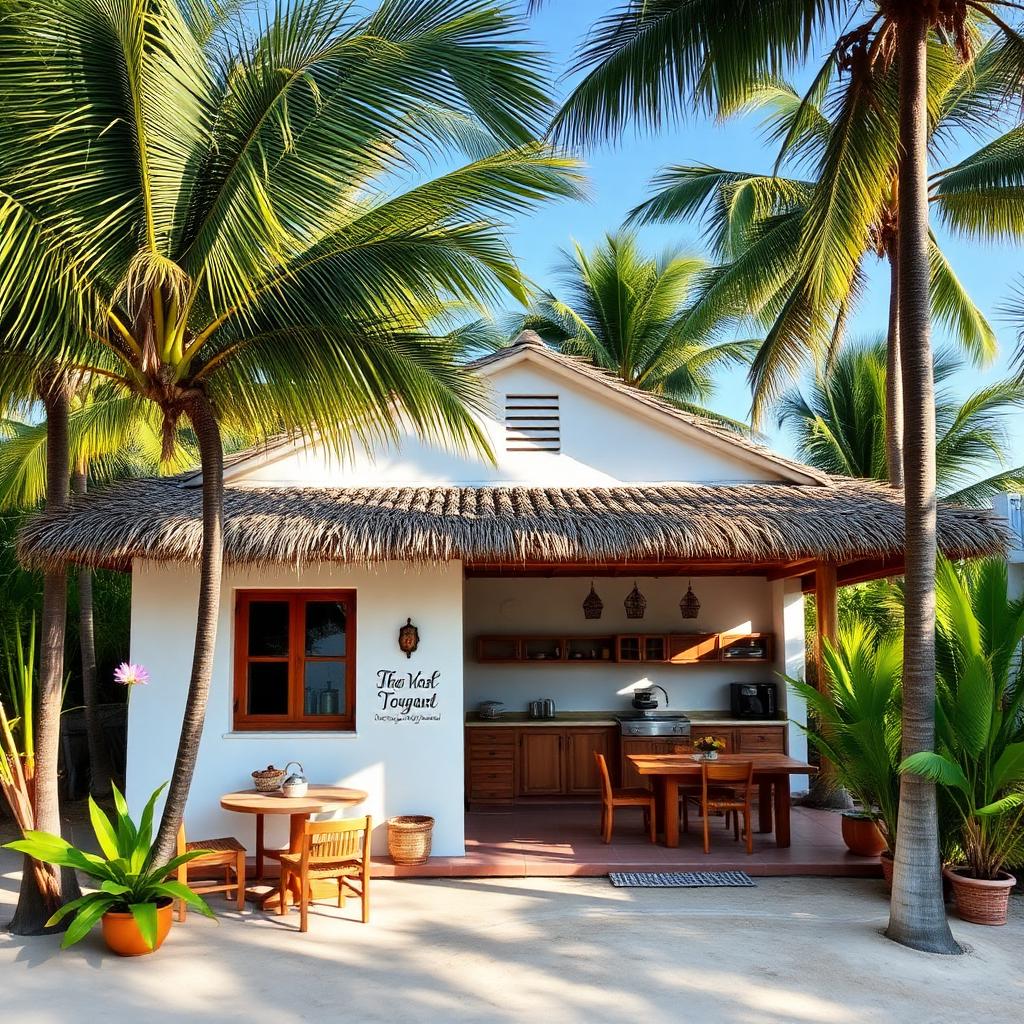 Lang Co beach cottage below the Hai Van Pass — beach house under $100K USD in Lang Co, Vietnam. Images and Photos created by www.cheap-beach-house.com